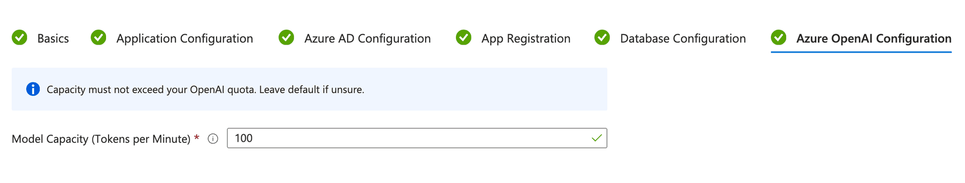 Azure OpenAI Configuration