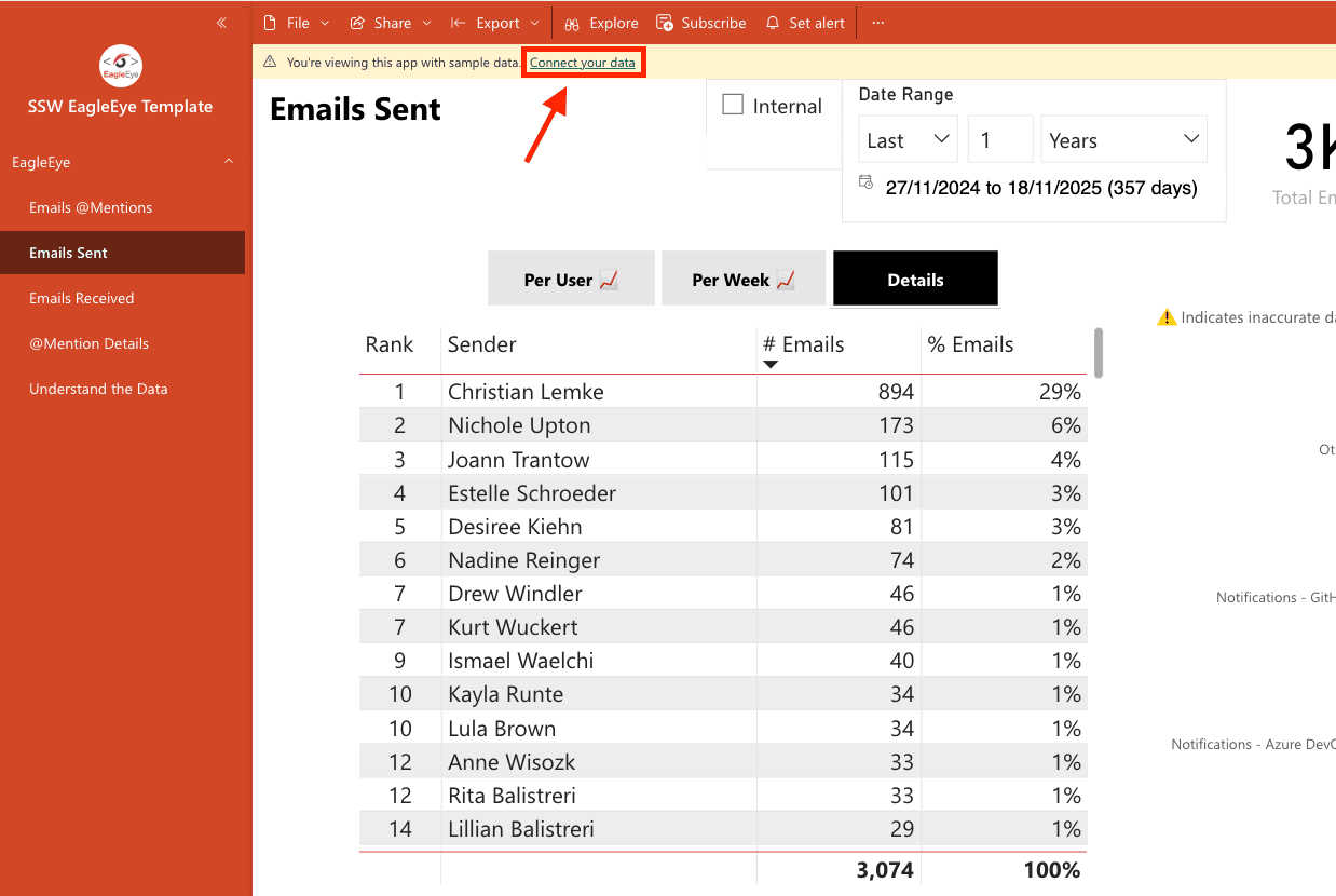 Power BI Connect Data